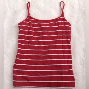Forever 21 Red Striped Tank top